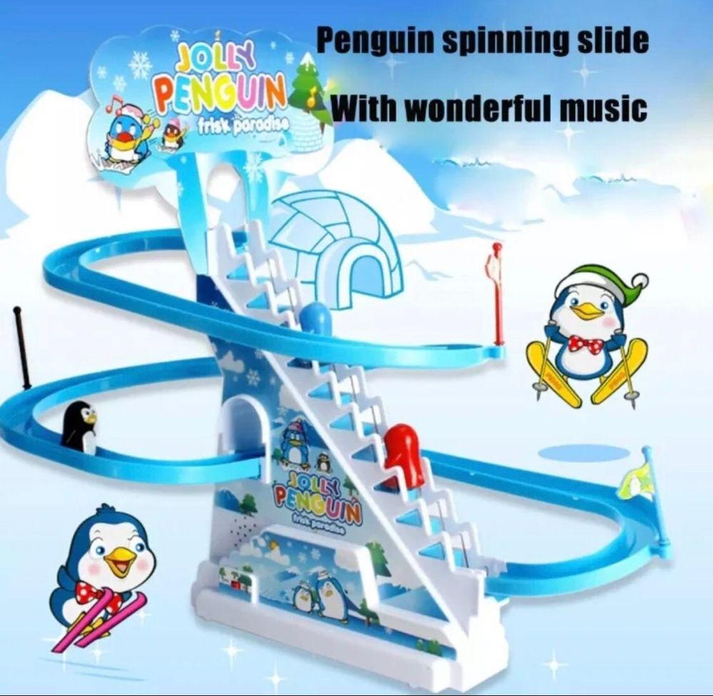 Kids Electric Duck Climbing Stairs