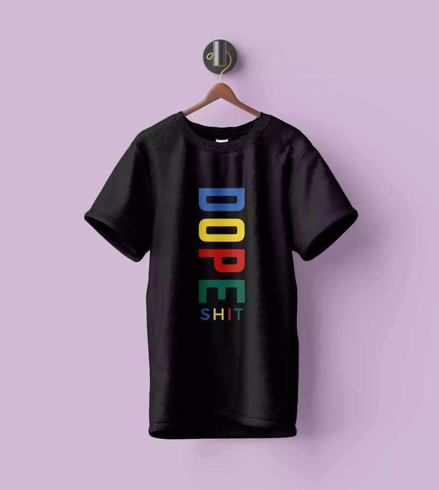 WYPO Premium Quality T-Shirt for Man for Summer - Round neck, Black