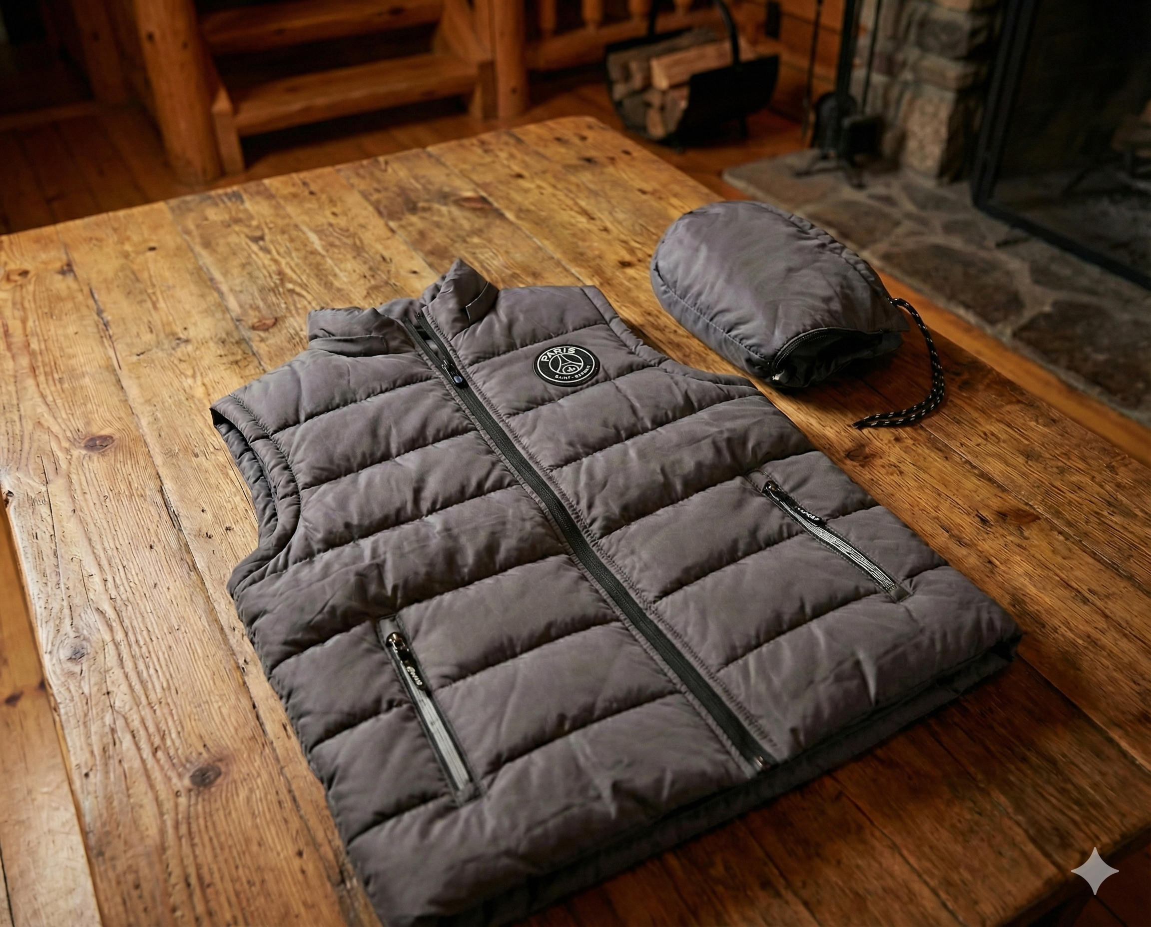 Men's Parachute Printed Sleeveless Jacket ( 1Pc )