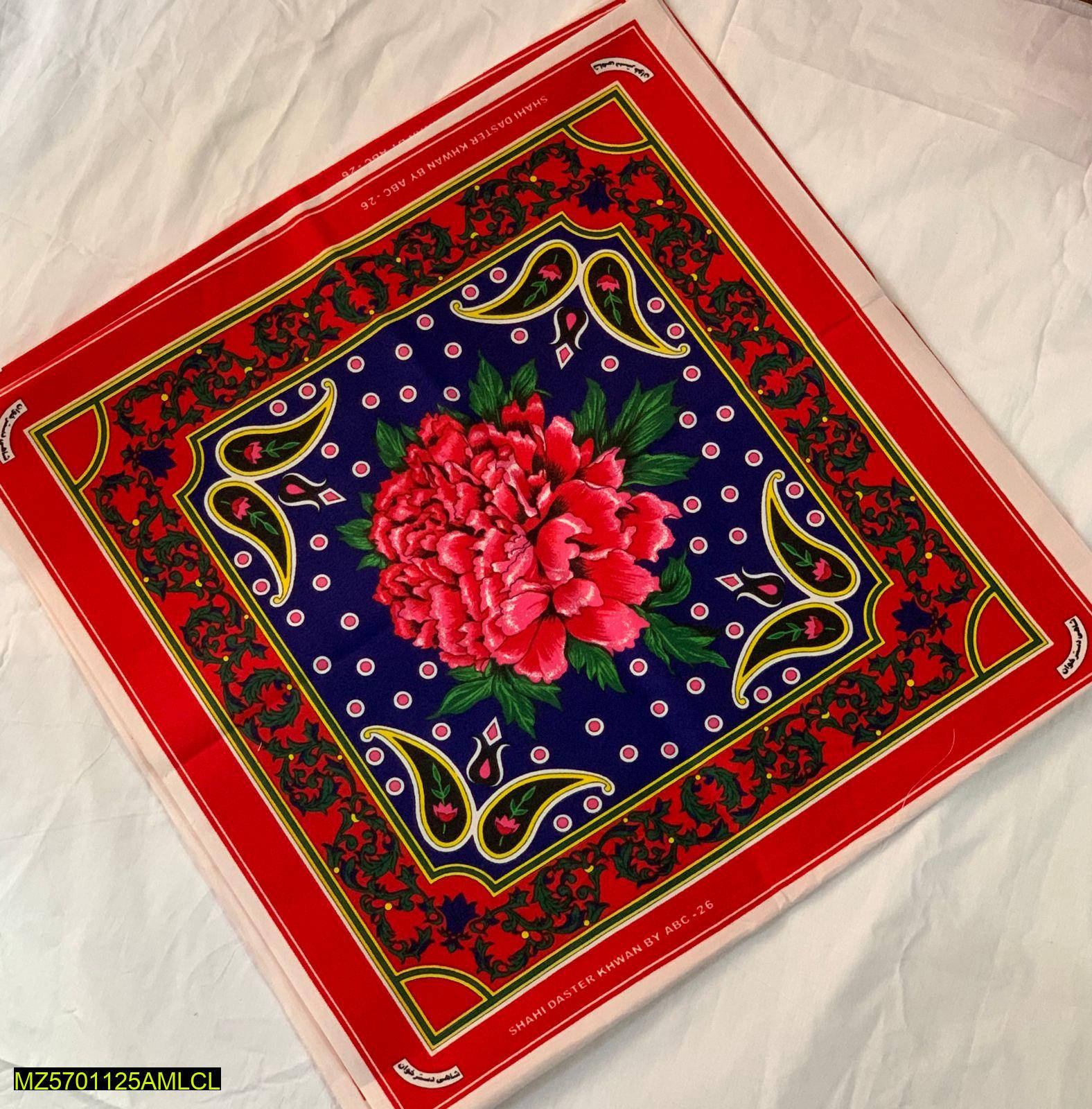 12 Pcs Crystal Cotton Dastar Khwan