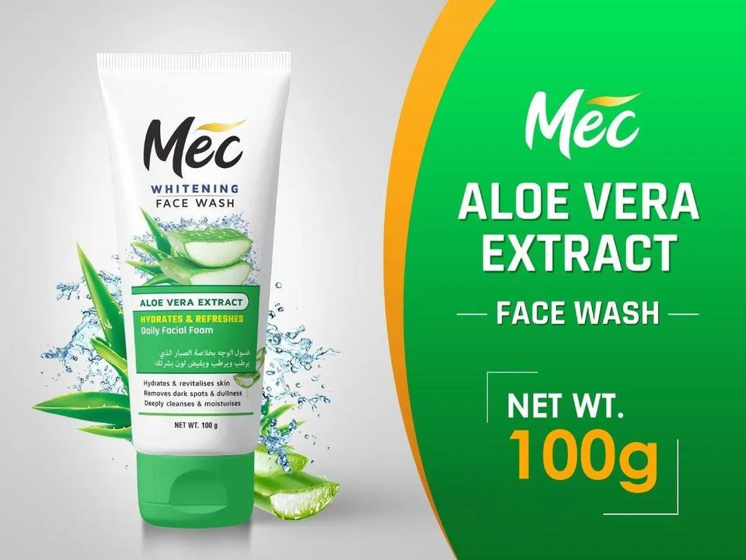 Aloe Vera Extract Whitening Face Wash 100 gm