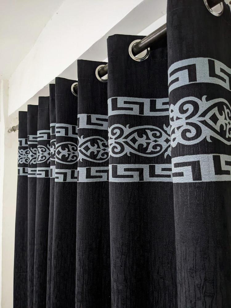 1 Pc Jacquard Self Motif Curtain