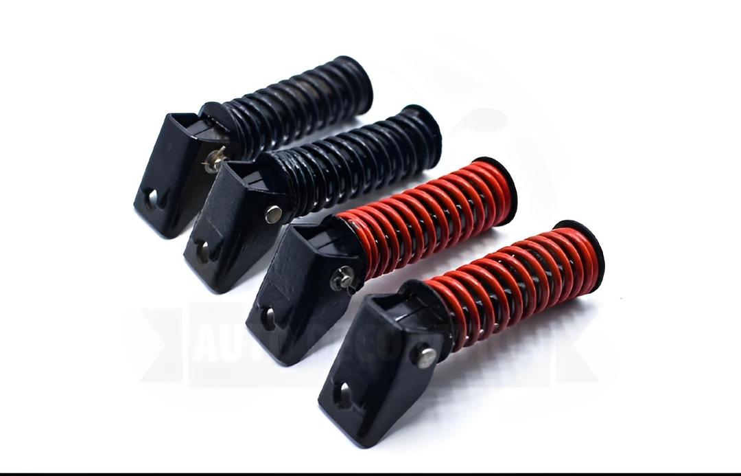 2 pcs Fancy spring footrest for 70 and 125cc all bikes