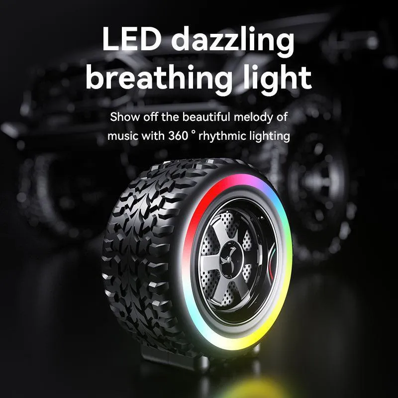 Stylish LED Wireless Speaker with Super Bass - 1 Pc Wireless Speaker LED Table Lamp